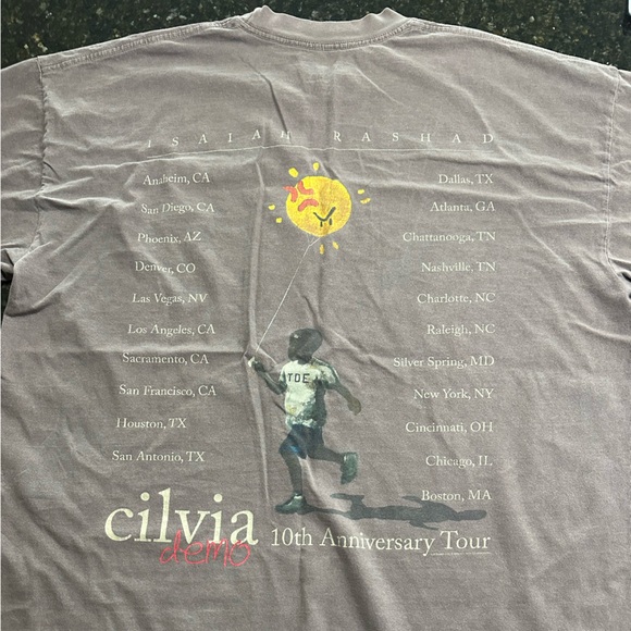 Isaiah Rashad Cilvia Demo Tour Merch T-Shirts (Lot of 3) - Picture 2 of 6